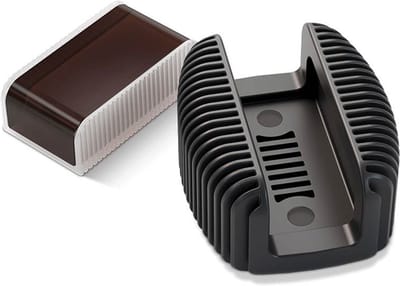 D'Addario DRGBK-VR300 rosin guard met donkere hars, ovaal