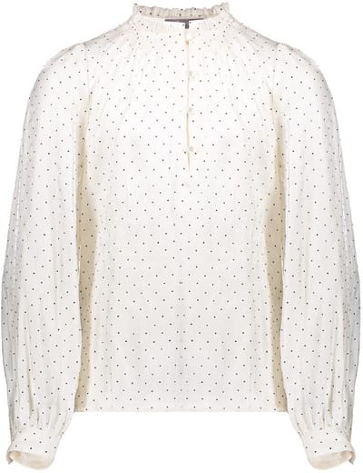 Geisha - Dots Blouse - Wit - Maat 140