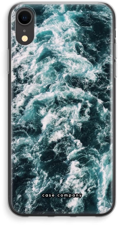 Case Company® - Hoesje geschikt voor iPhone XR hoesje - Zee golf - Soft Cover Telefoonhoesje - Bescherming aan alle Kanten en Schermrand
