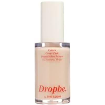 The Saem - Dropbe. Colors Cover Pick Foundation Renew - 2 Colors #02 Natural Beige