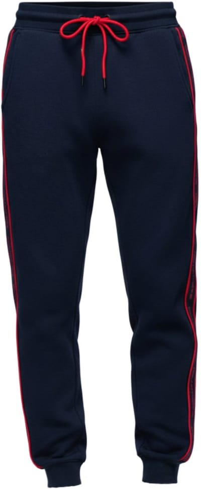 OMBRE Broek - Regular Fit - Katoen - Effen Marine S