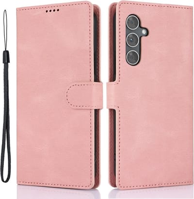 Coverup Hoesje - Geschikt voor Samsung Galaxy A55 Hoesje - Coverup Book Case - Pink