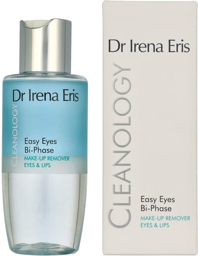 Dr. Irena Eris Cleanology Two-Phase Eye & Lip Make-up Remover 125 ml - Milde 2-Fasen Reiniging Voor Ogen En Lippen - Verwijdert Waterproof Make-up Zonder Wrijven - Hydraterende En Verzachtende Oogmake-up Remover Met Verzorgende Oliën