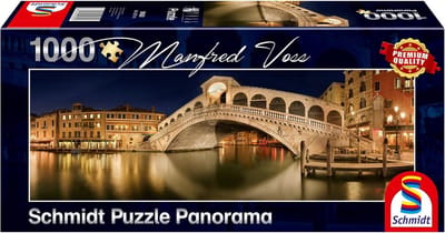 1000 Stukjes Puzzel van de Rialtobrug in Venetië - Panorama Stad & Architectuur Puzzel voor Volwassenen en Senioren