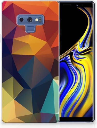 Samsung Galaxy Note 9 TPU Hoesje Polygon Color