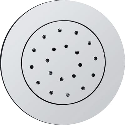 Wiesbaden Round Inbouw verstelbare zijdouche rond 135mm ABS chr