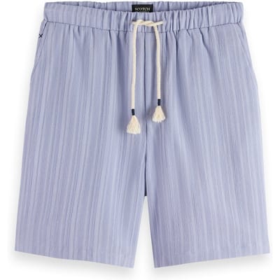 Scotch & Soda Fave - Tonal Striped Regular Fit Bermuda Shorts Languid Lave Taglia: XL | Pantaloncini Outlet | Uomo