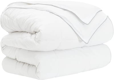 vidaXL - Volledig - Jaar - Dekbed - Wit - 135 - x - 200 - cm - Bamboevezel