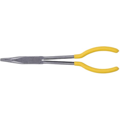Lange Bek Tang 45# Staal Lange Naaldneus Tang Kabel Draadknipper voor Repareren 11in Lengte 90 graden