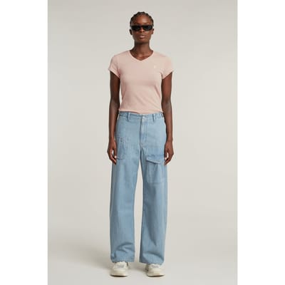 G-Star Eyben Slim V T 2.0 Liquid Pink Taglia: XS | Maglie Sportivi Outlet | Donna | Rosa