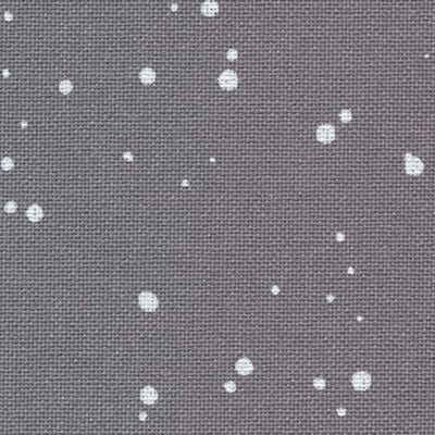 ZWEIGART MURANO SPLASH grijs met witte stippen - borduurstof 32 count (6,3 kruisjes per cm) (50 x 70 cm)
