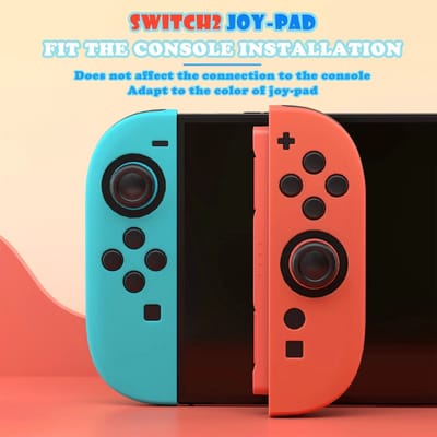 ATXAN Controller Beschermhoes – Beschermhoes voor Nintendo Switch 2 Controllers – Geschikt voor meerdere controllers – Oranje en blauw