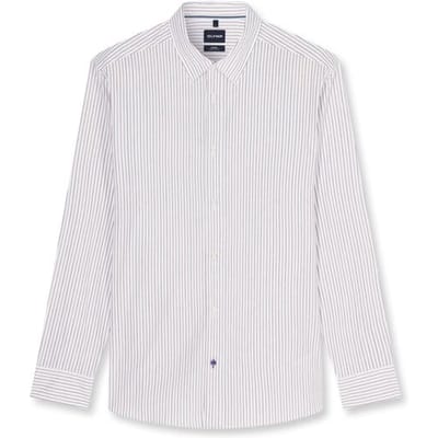 OLYMP Casual Overhemd, Regular Fit, Kent, Bordeauxrood