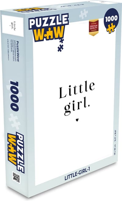 Puzzel Spreuken - Little girl - Meisje - Kinderen - Quotes - Legpuzzel - Puzzel 1000 stukjes volwassenen