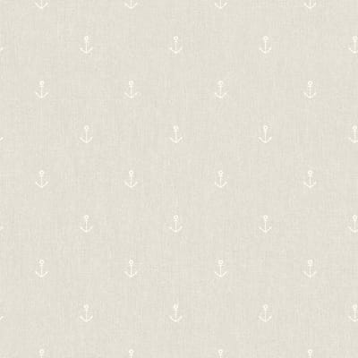 Dutch Wallcoverings - My Kingdom- Anchors lichtbeige - vliesbehang - 10m x 53cm - A828-17