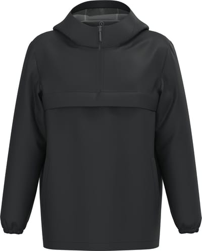 Native Spirit Ecologische waterdichte uniseks windbreaker met kwartrits NS616 - Black - S