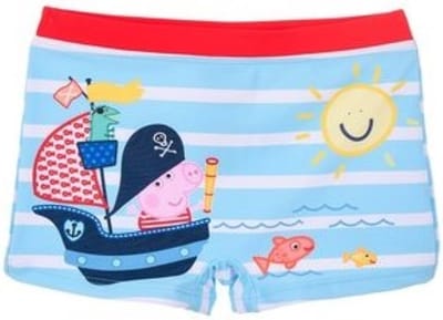 Peppa Pig George Zwembroek - Maat 116 - Lichtblauw - Jongens zwemboxer