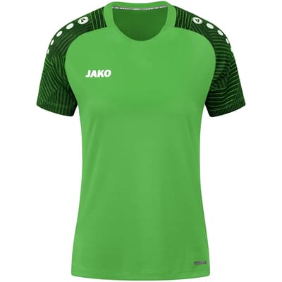 Jako Performance T-Shirt Dames - Zwart / Zachtgroen | Maat: 34