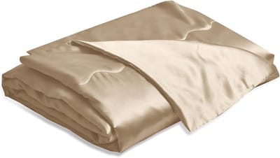 Famanu – Satijnen deken 150x200 cm, koel en zacht, ideaal voor bed, bank, slaapkamer, kantoor en reizen