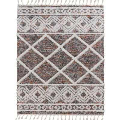 Hoogpolig tapijt Mendoza multicolor 120x160 cm
