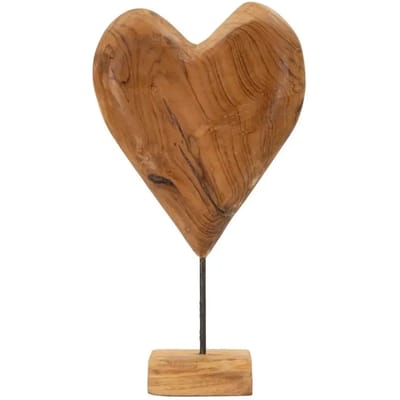 Decoratie Dobu Sculpture Teak 25×12×45 cm