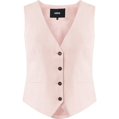 Linnen gilet voor dames Mexx
