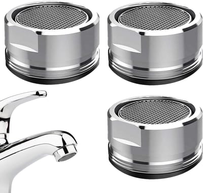 3 Stuks Kraanbeluchters M24 Met Schroefdraad - Waterbesparende Zeef voor Keuken en Badkamer Kranen