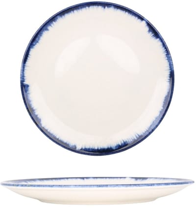 Kütahya Porselen Dessertbord - Azure - Porselein - 23 cm - set van 6