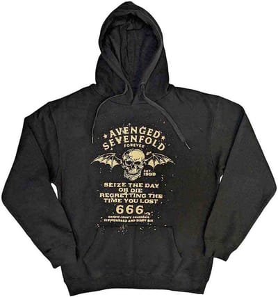 Avenged Sevenfold - Seize The Day Hoodie/trui - S - Zwart
