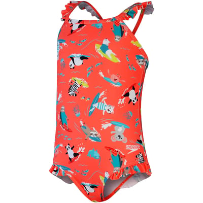 1-delig zwempak voor babymeisjes Speedo Dig Frill Thinstr