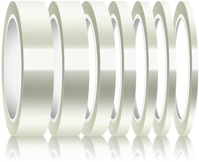 Heat Resistant Tape voor Hoge Temperatuur Sublimatie, Transparant, 4/6/8/10/12/20/25mm x 10m, Waterdicht en Duurzaam voor Diverse Toepassingen