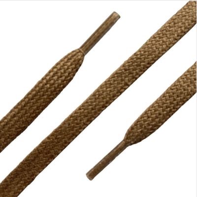 Platte Veters - Licht-Bruin - 150cm.