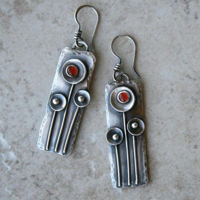 1 Paar Retro Geometrische Spiraal Gepersonaliseerde Oorbellen Europese en Amerikaanse Tribale Etnische Stijl Oorbellen Dames Sieraden gray