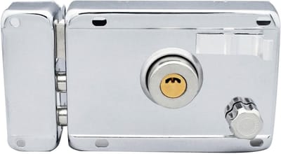 Buitendeur Slot met Nachtcilinder en Sleutel - Vintage Stijl, Veiligheidsslot voor Poort en Buitengebruik