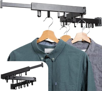 DailySupplies® Wasrek Inklapbaar op Wieltjes - Droogmolen - Droogtoren Staand