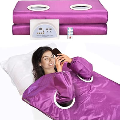 ApexArte® Infrarood Deken - Warmtedeken - 180x80cm - Paars