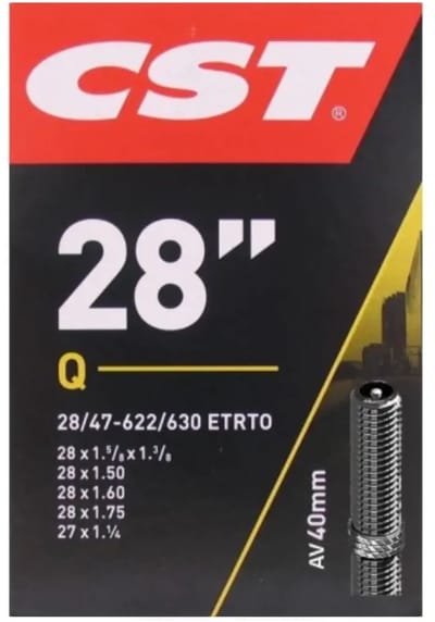 CST Binnenband 27,61,57 - auto ventiel 40 mm - lekvrij - 28/47-622-630