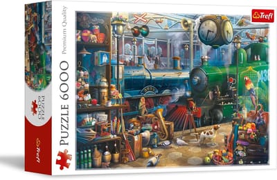 Grote Legpuzzel - Station Puzzel - Creatieve Ontspanning - 6000 Stukjes - 396 x 266 cm - Veelkleurig