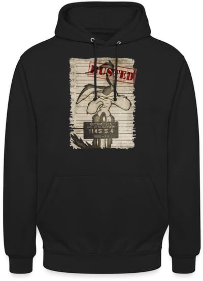 Looney Tunes Wile E. Coyote Busted Hoodie Unisex