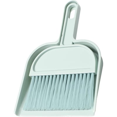 Mini Ensemble Balayette et Pelle à Poussière de Bureau pour Enfants Petite Pelle à Poussière et Brosse de Nettoyage pour Table de Chevet Lit Appui de Fenêtre white