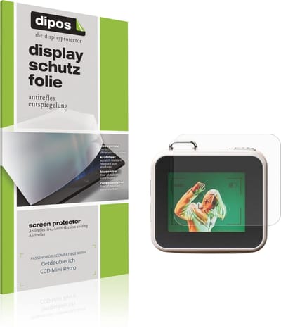 dipos – 4x Matte Beschermfolie geschikt voor Getdoublerich CCD Mini Retro | Krasbestendige & antireflecterende Screenprotector Ultra-Thin