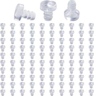 Glazen Tafel Bumpers - Anti-botsing Pads - Meubels Beschermen - Geluiddempend Effect - 100 Stuks 5mm - Transparant