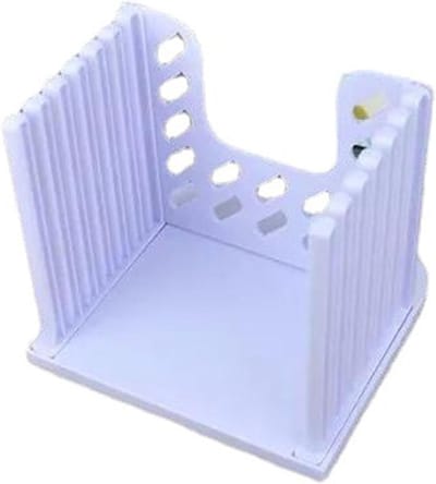 Broodsnijder - Broodplakker - Gelijkmatig Snijden - Inclusief Kruimellade - 16 x 15 x 14.5 cm - Wit