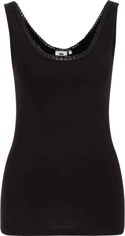 WE Fashion Dames singlet met kant