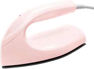 Draagbare Kledingstomer - Reis Strijkijzer - Kreukels Verwijderen - Keramische Zool - Mini Formaat - Roze