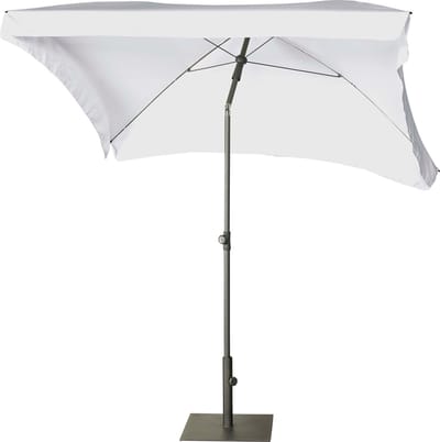 Aruba - 200x130cm - Wit - Volant - Kantelbaar - Verstelbare hoogte - Push-up systeem