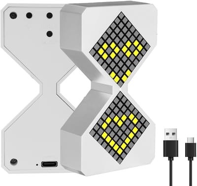 Dailygoods- Zandloper Digitale Timer - Vrij Instelbaar 1–30 Minuten - ABS - 9,6 x 5,5 x 2 cm - Ontspannend Speelgoed - Keuken/Huisdecoratie