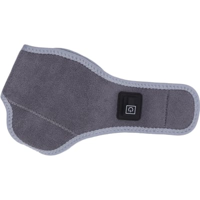 Verwarmde Enkelbrace USB 5V2A Elektrisch Verstelbaar 3 Niveaus Instellingen Koolstofvezel Verwarmde Enkelondersteuning donkergrijze kleur