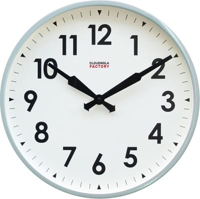Cloudnola Factory Industrial Grey Numbers 45 cm Arabic WandKlok