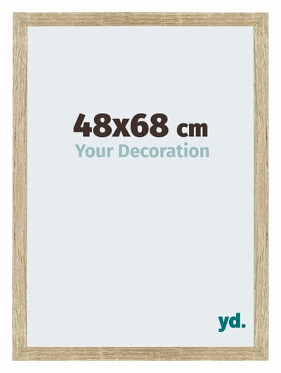 Your Decoration - Puzzellijst 48x68 cm - Sonoma Eiken - Puzzellijst 500-1000 stukjes - MDF Fotolijst - Mura
